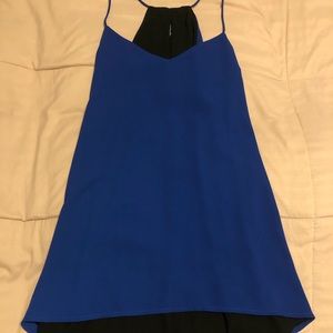 Blue/Black Reversible Tank Top